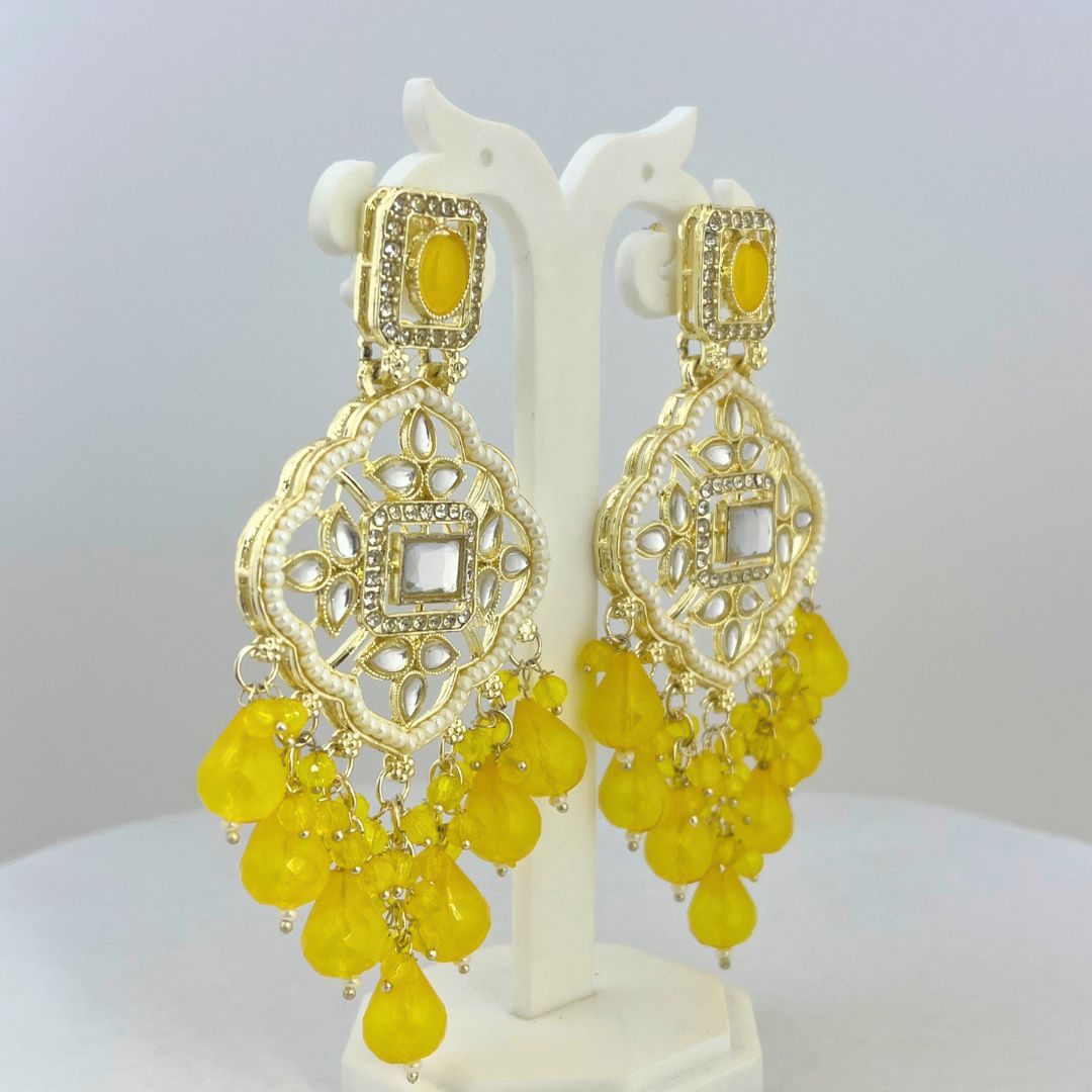 (Pack of 11) Colorful Chandbali Earrings – Traditional Designer Piece