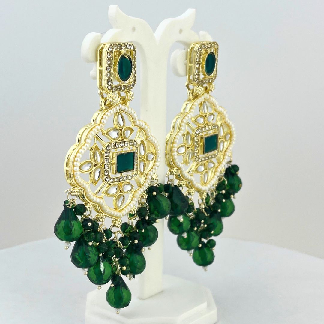 (Pack of 11) Colorful Chandbali Earrings – Traditional Designer Piece