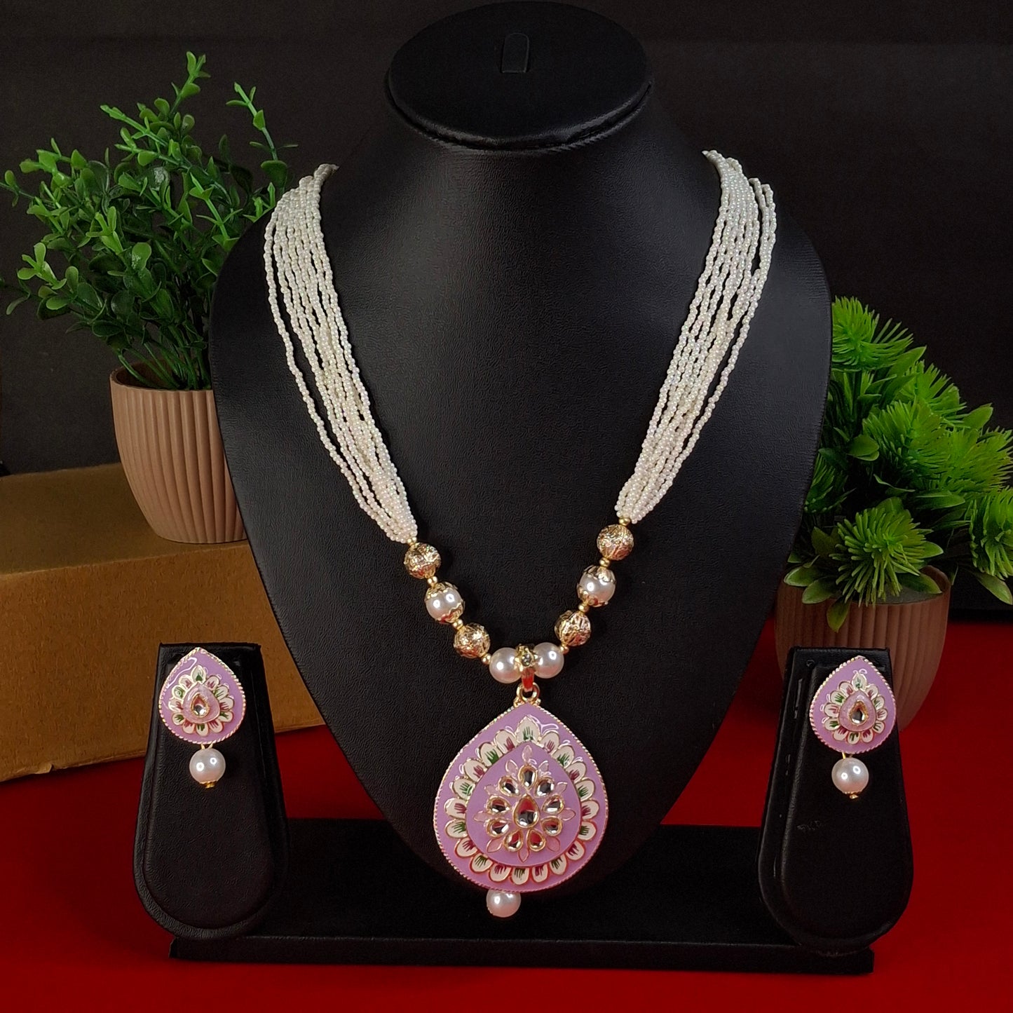 Fancy Beads Necklace Set