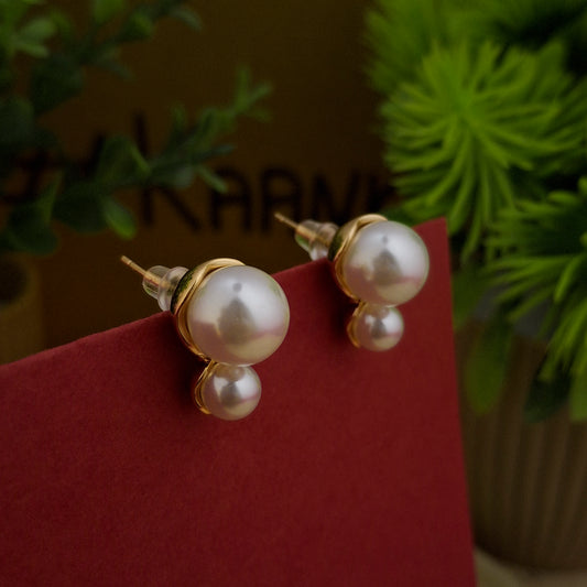 Duo Pearl Studs