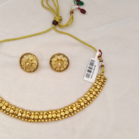 Gold Short Necklace