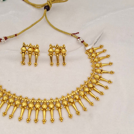 Gold Short Necklace