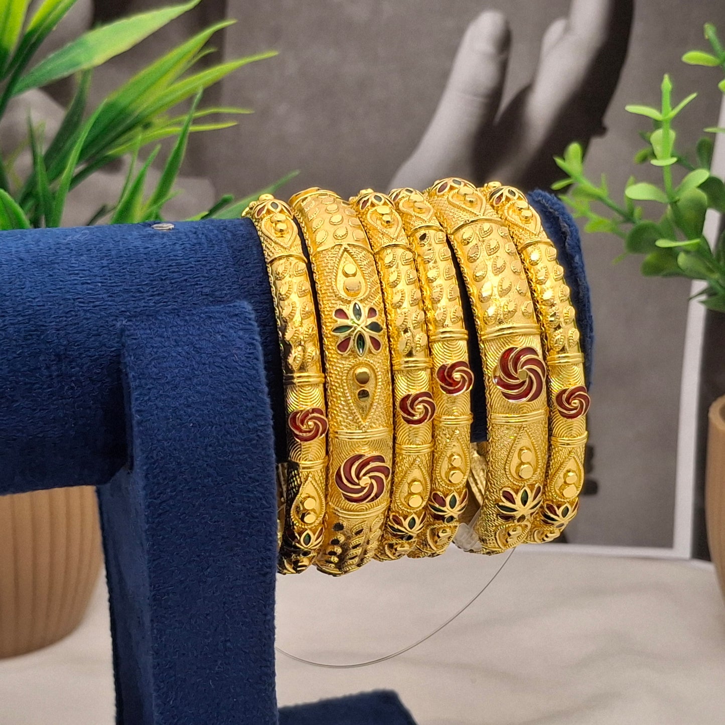 Bridal Plain Bangles Set