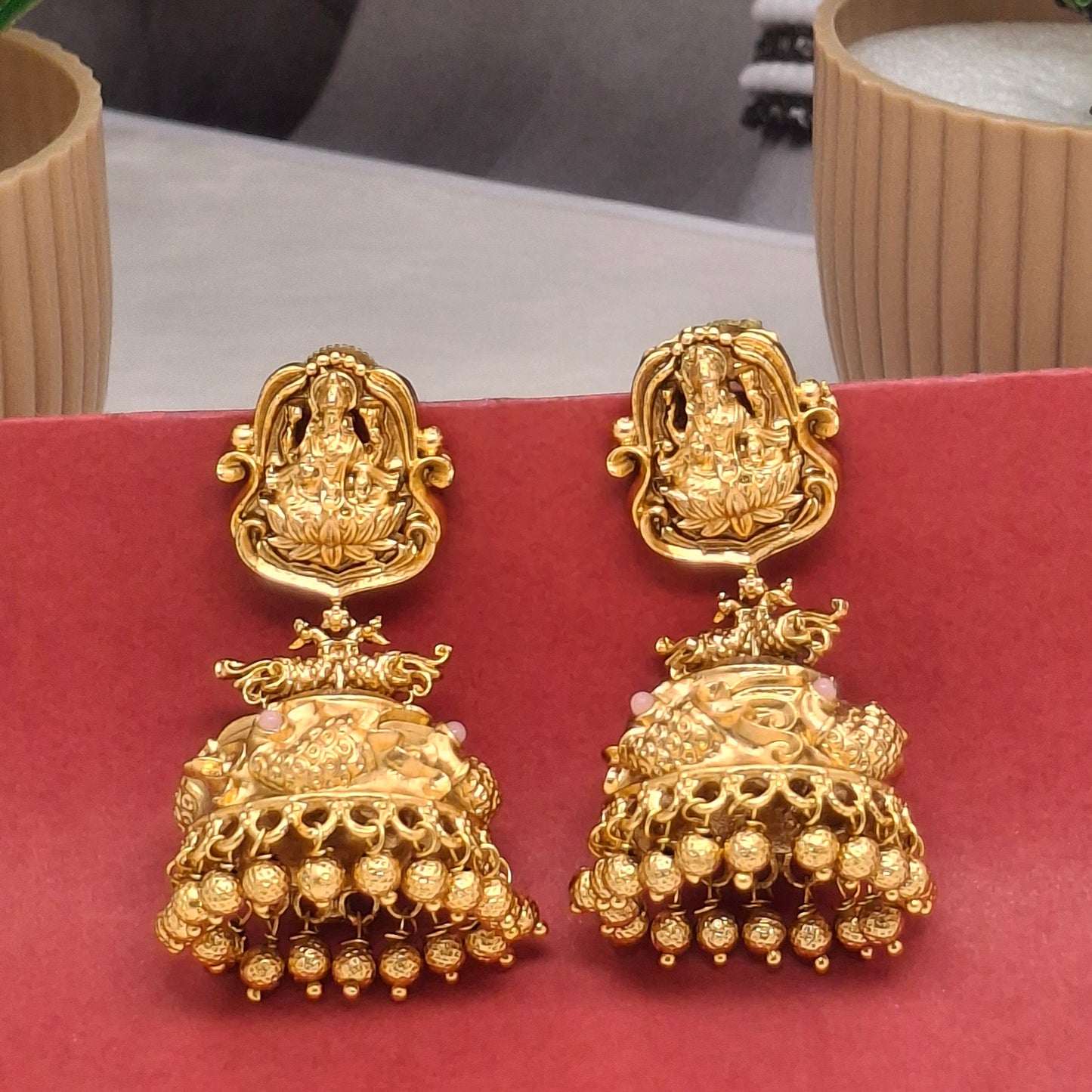 Traditional Matte Finish Festive Jhumka