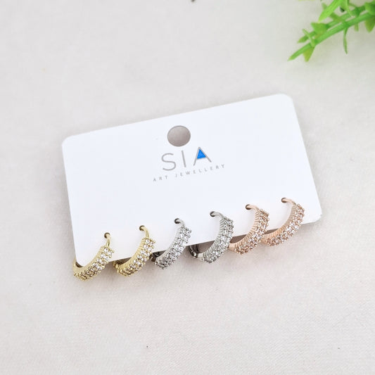 Designer Hoops Set (AD & Czs)