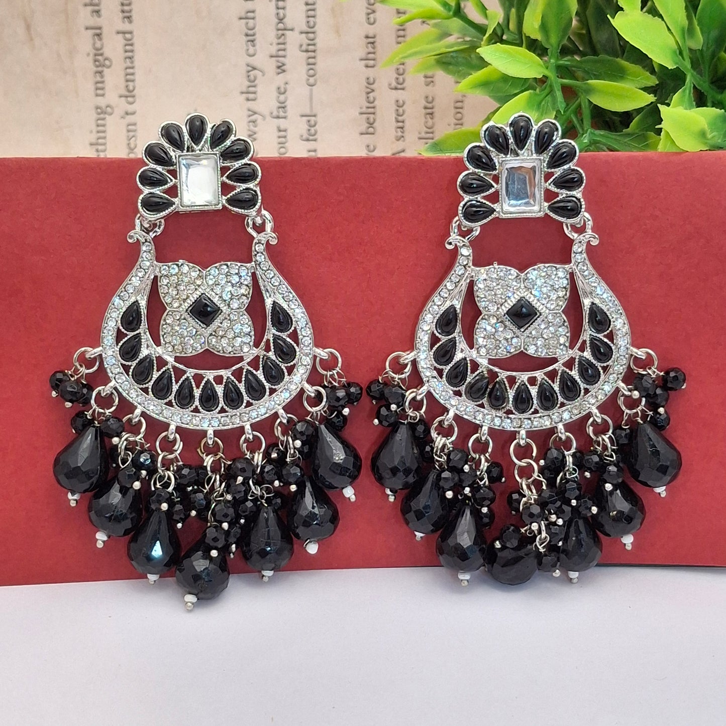 (Pack of 11) Kundan Chandbali Earrings