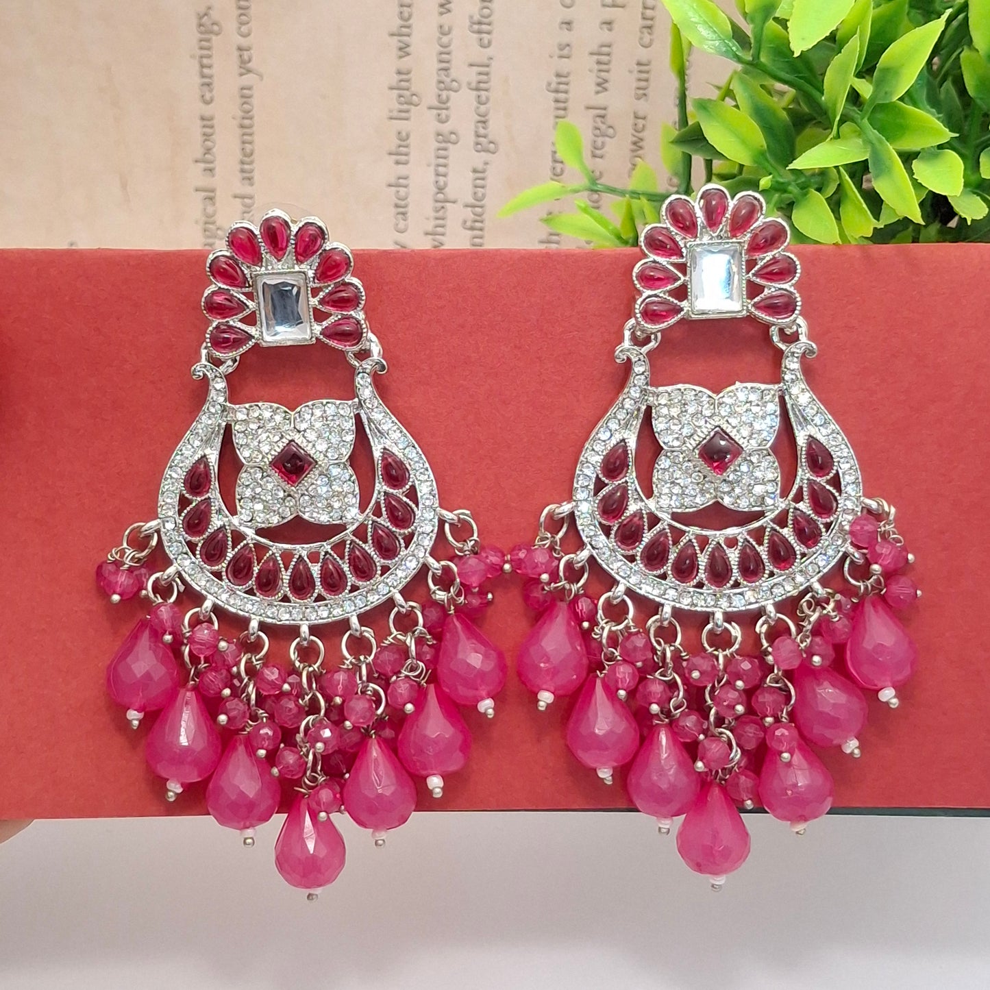(Pack of 11) Kundan Chandbali Earrings