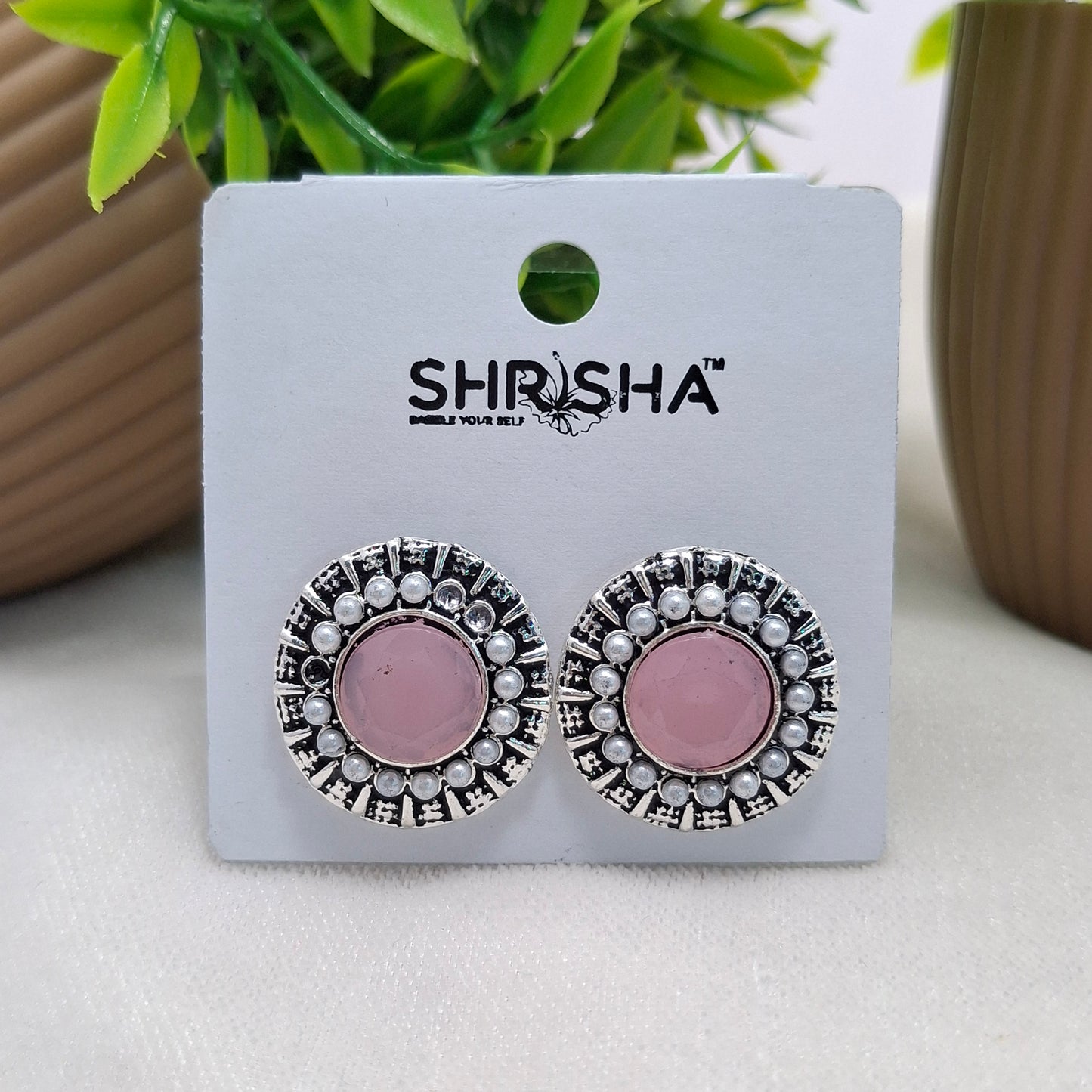 (Pack of 6) Round Silver Studs