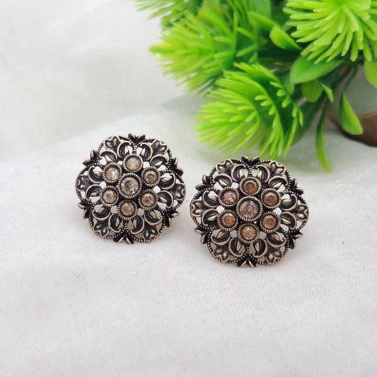 (Pack of 6) Big Round Copper Studs