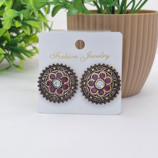 (Pack of 6) Round Copper Studs