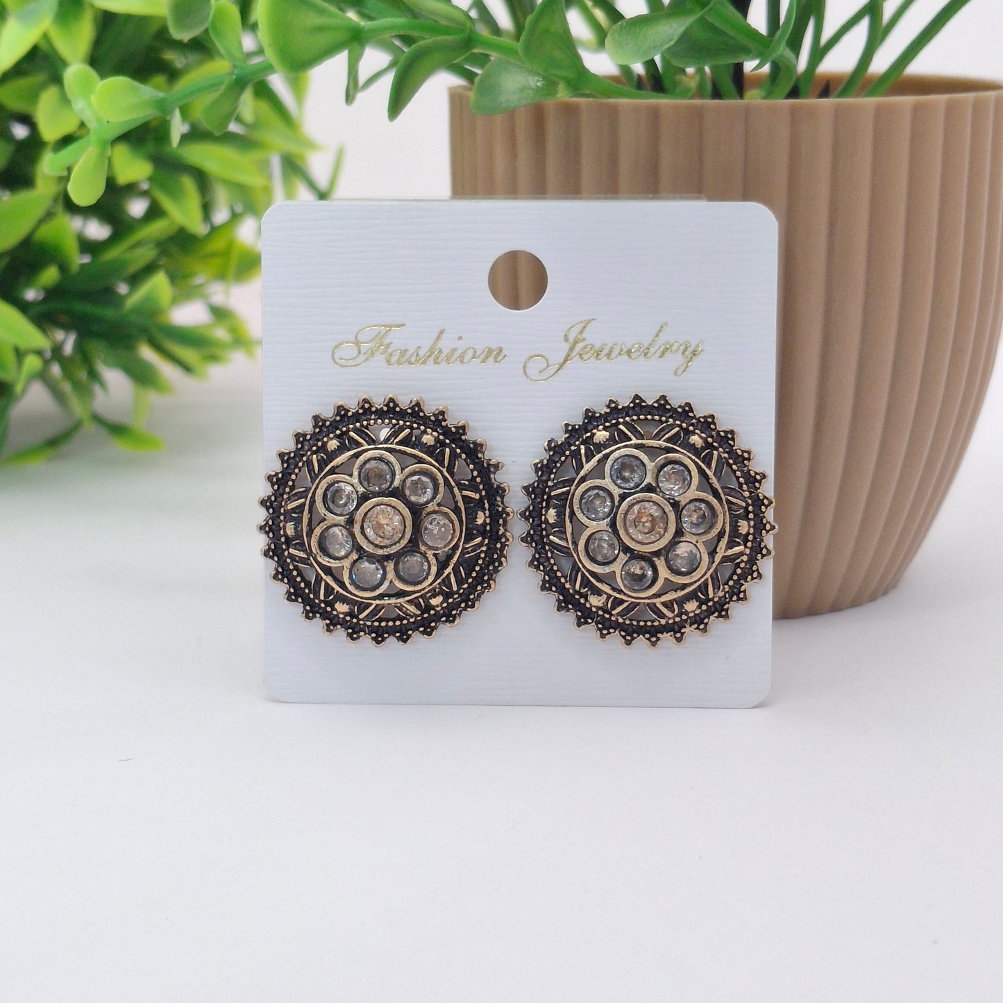 (Pack of 6) Round Copper Studs