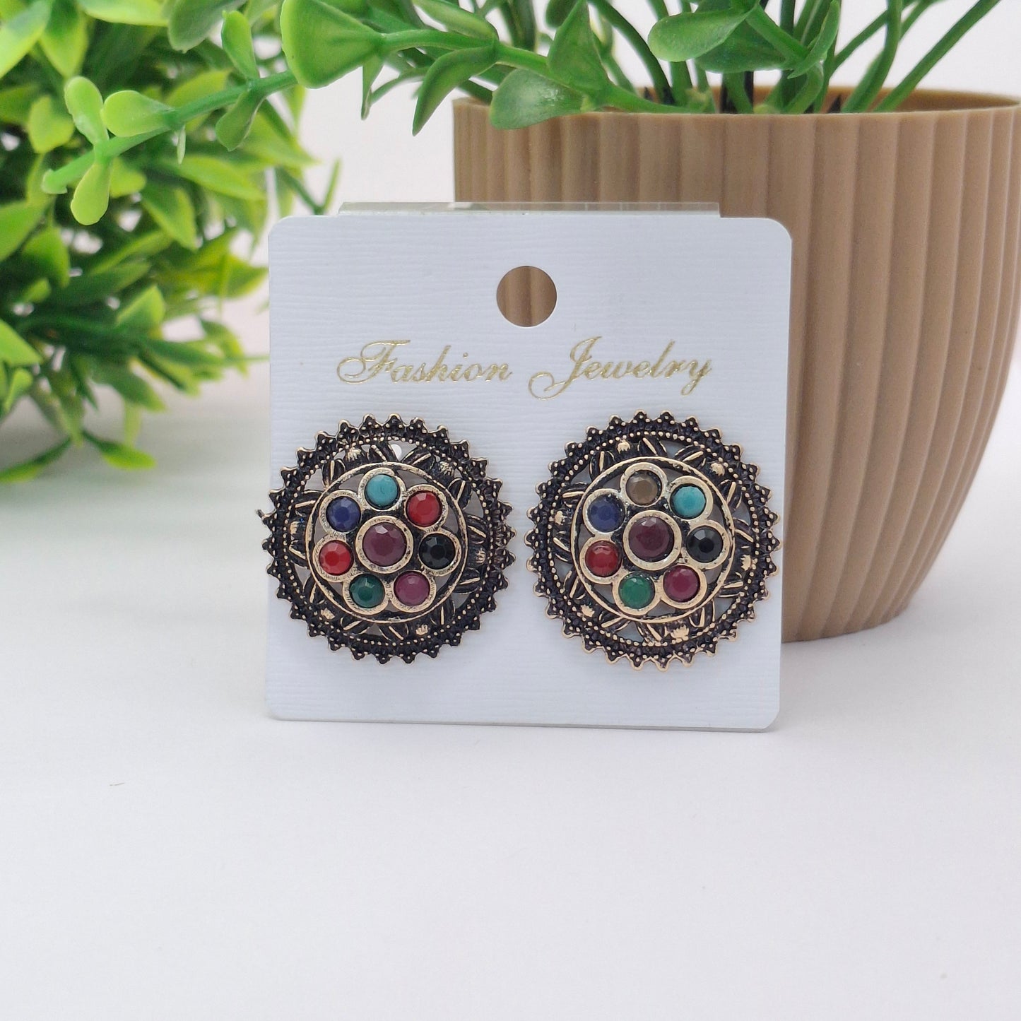 (Pack of 6) Round Copper Studs