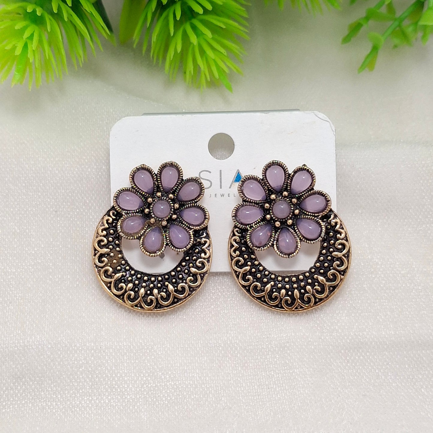 (Pack of 6) Oxidized Studs