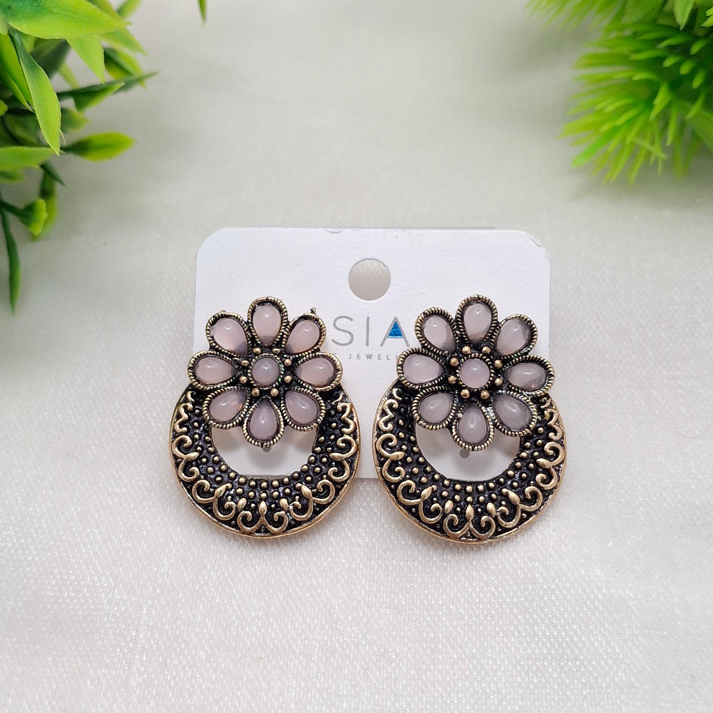 (Pack of 6) Oxidized Studs