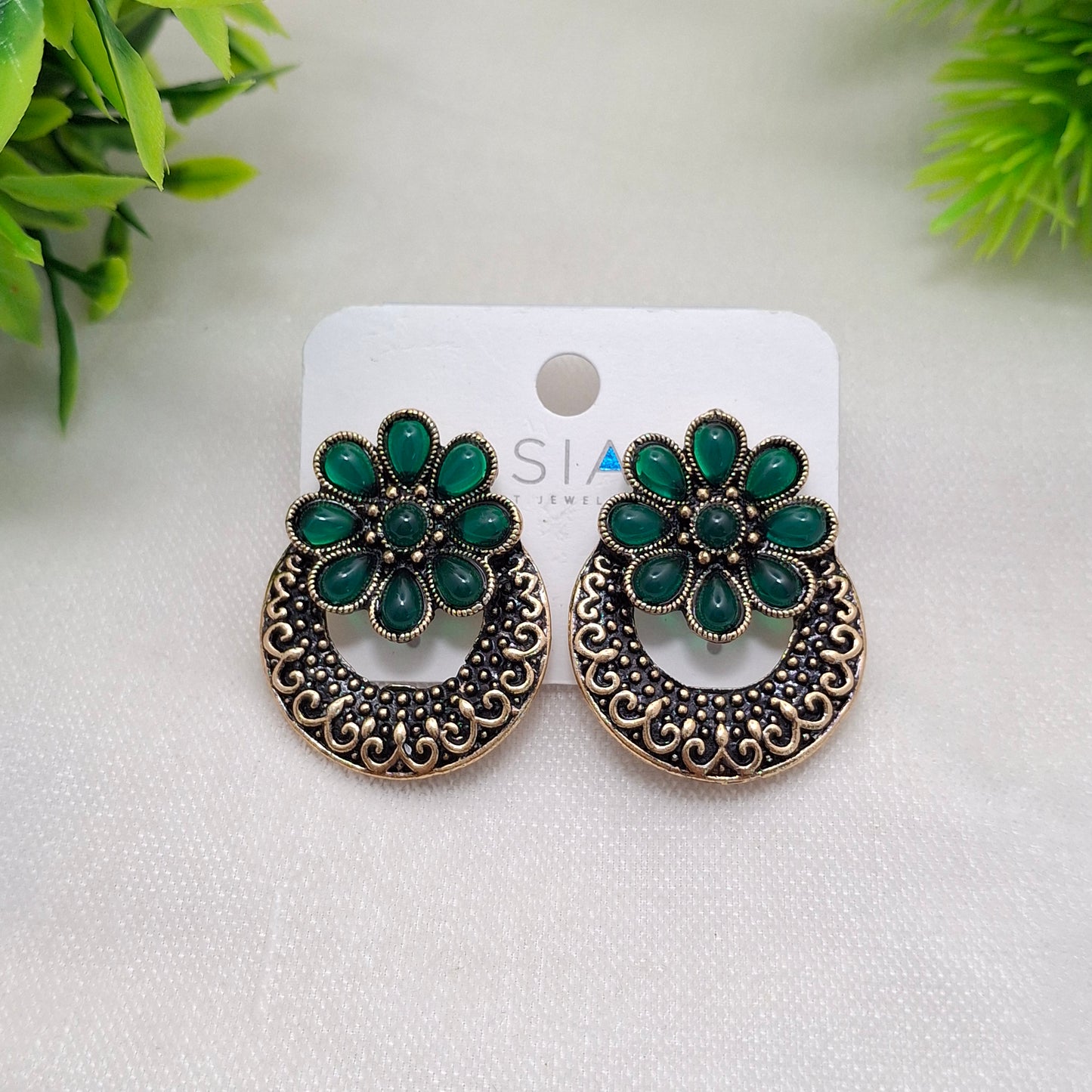 (Pack of 6) Oxidized Studs