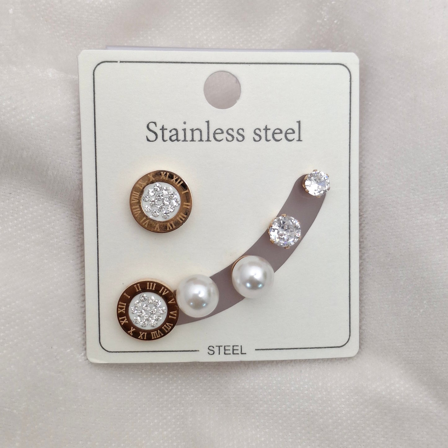 (Pack of 3 ) Round Studs Set