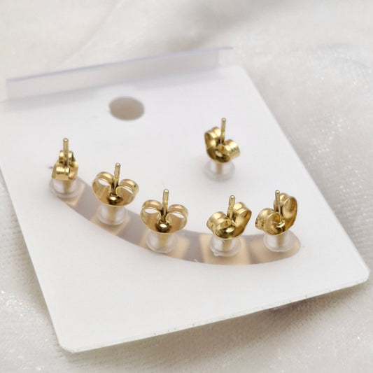 (Pack of 3) Mix Gold Studs Set