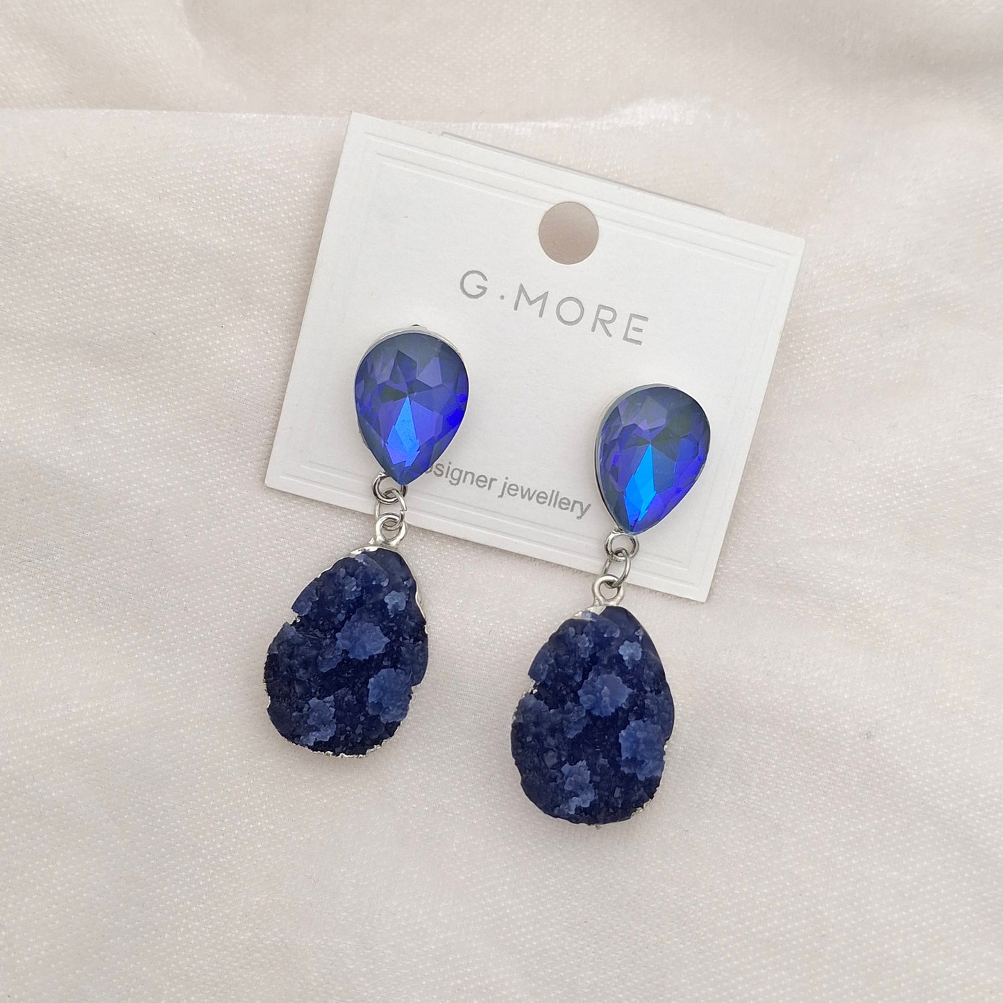 (Pack of 3) Designer Crystal Drop Earrings