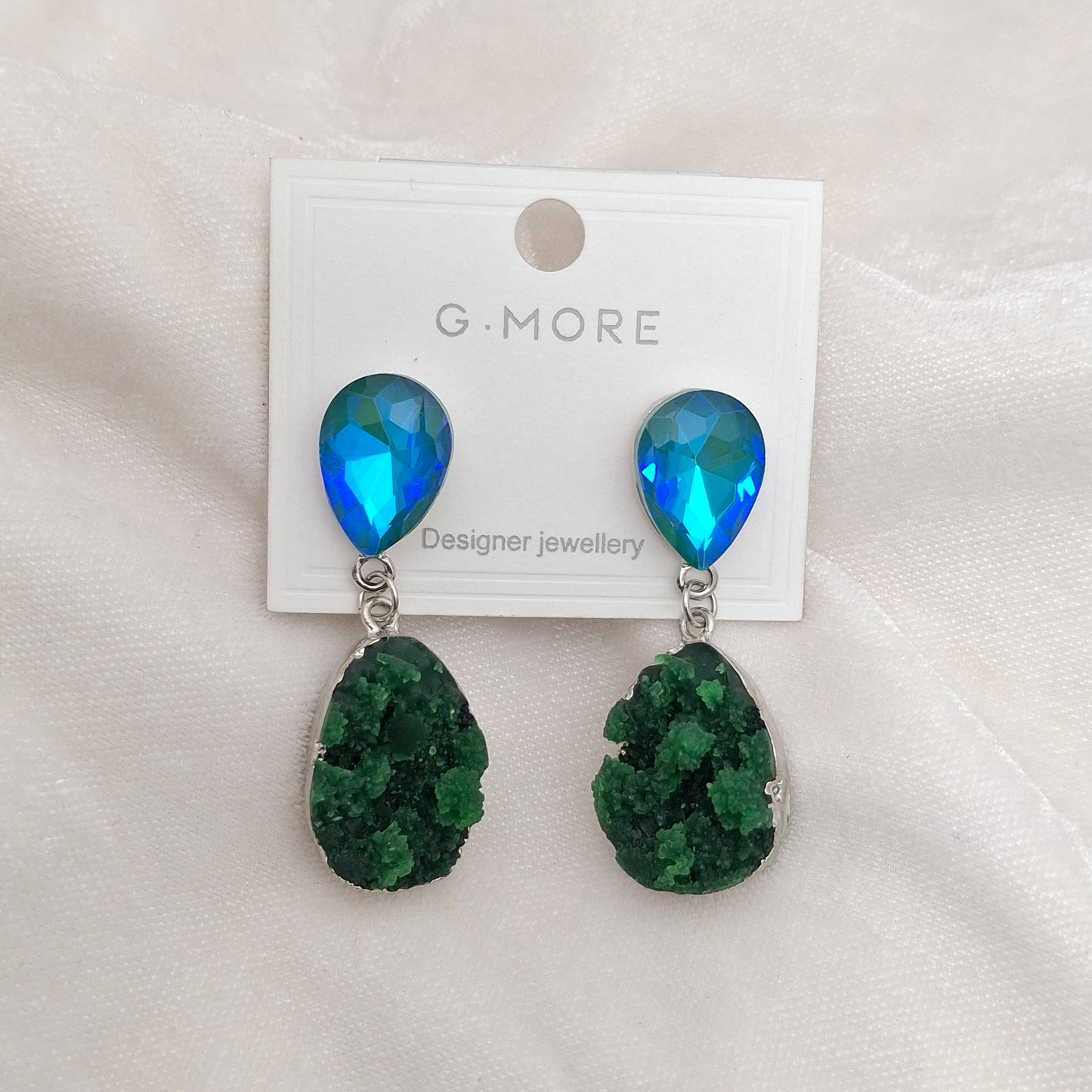 (Pack of 3) Designer Crystal Drop Earrings