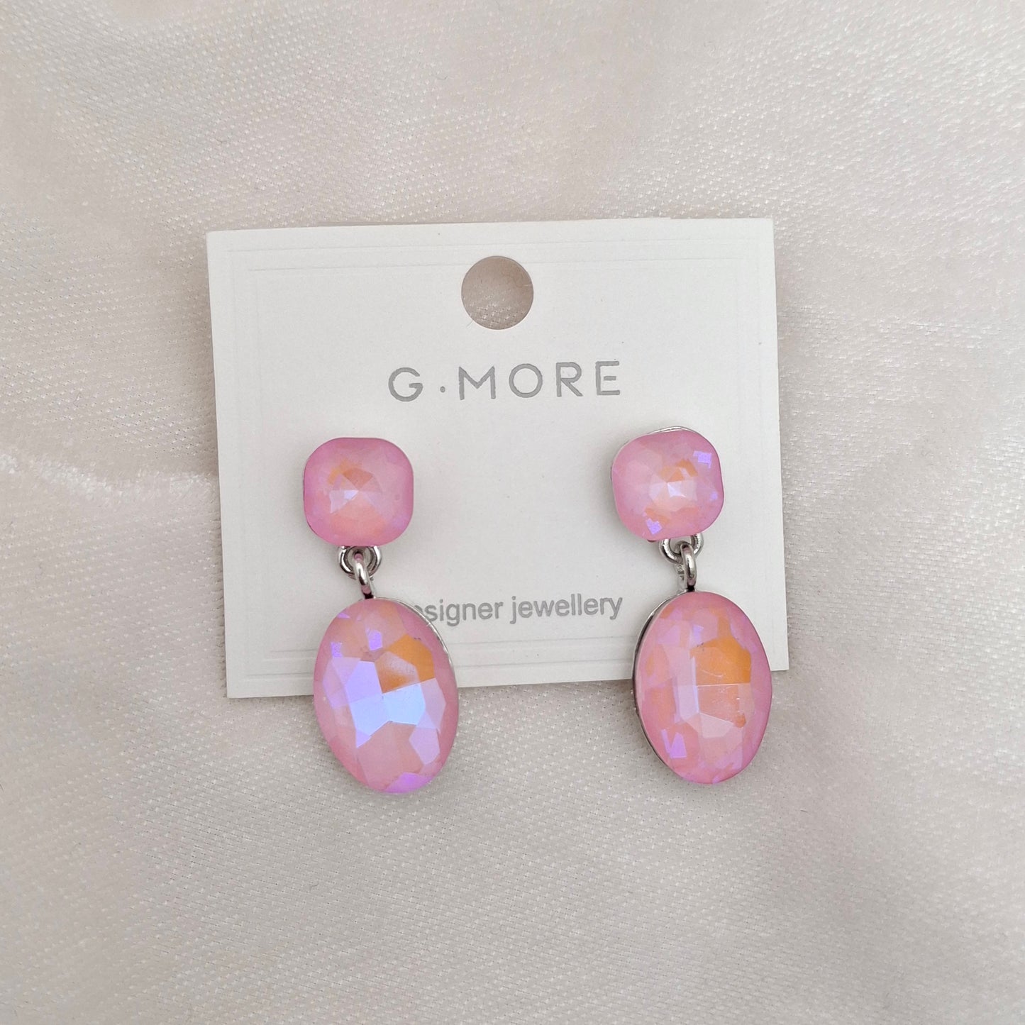 (Pack of 5) Crystal Drop Earrings