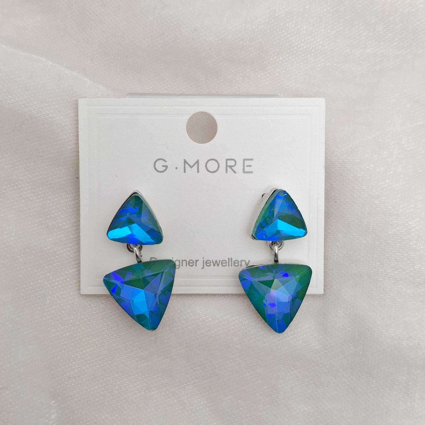 (Pack of 4) Crystal Drop Earrings