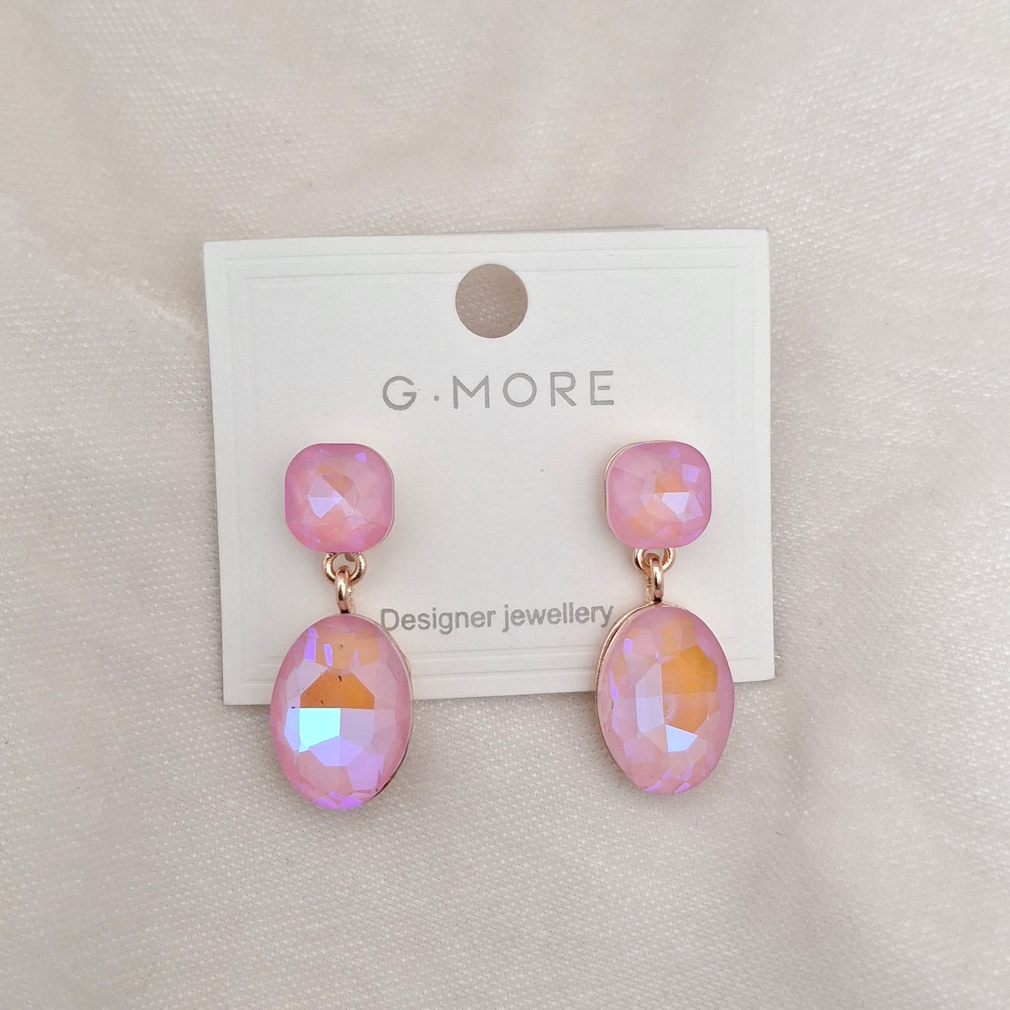 (Pack of 5) Crystal Drop Earrings