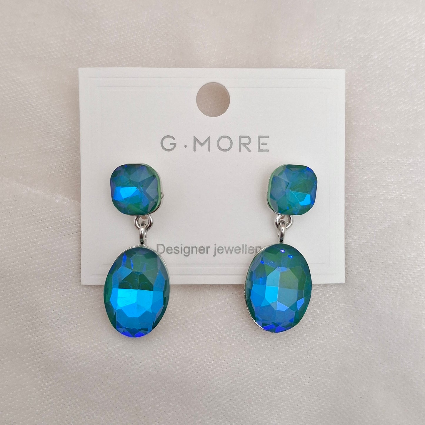 (Pack of 5) Crystal Drop Earrings