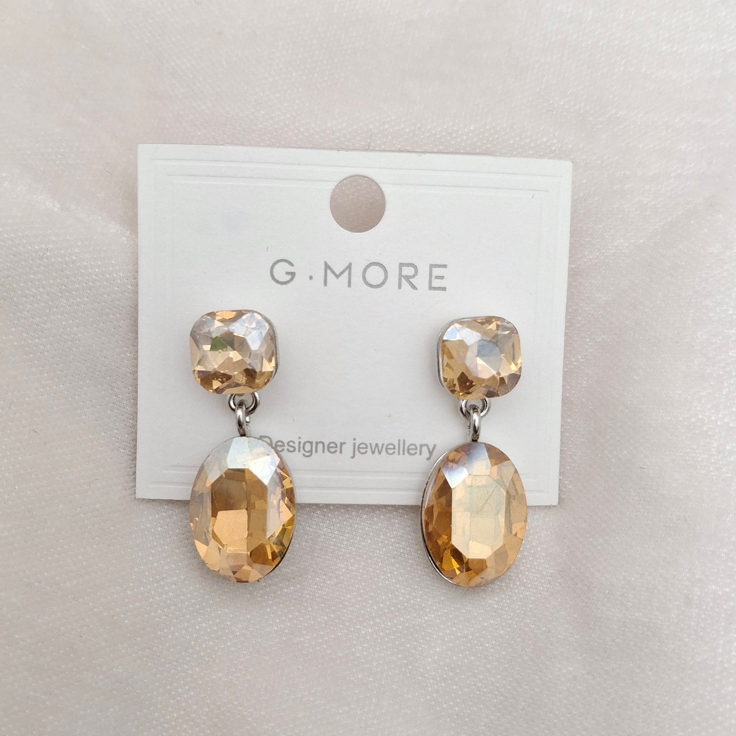 (Pack of 5) Crystal Drop Earrings