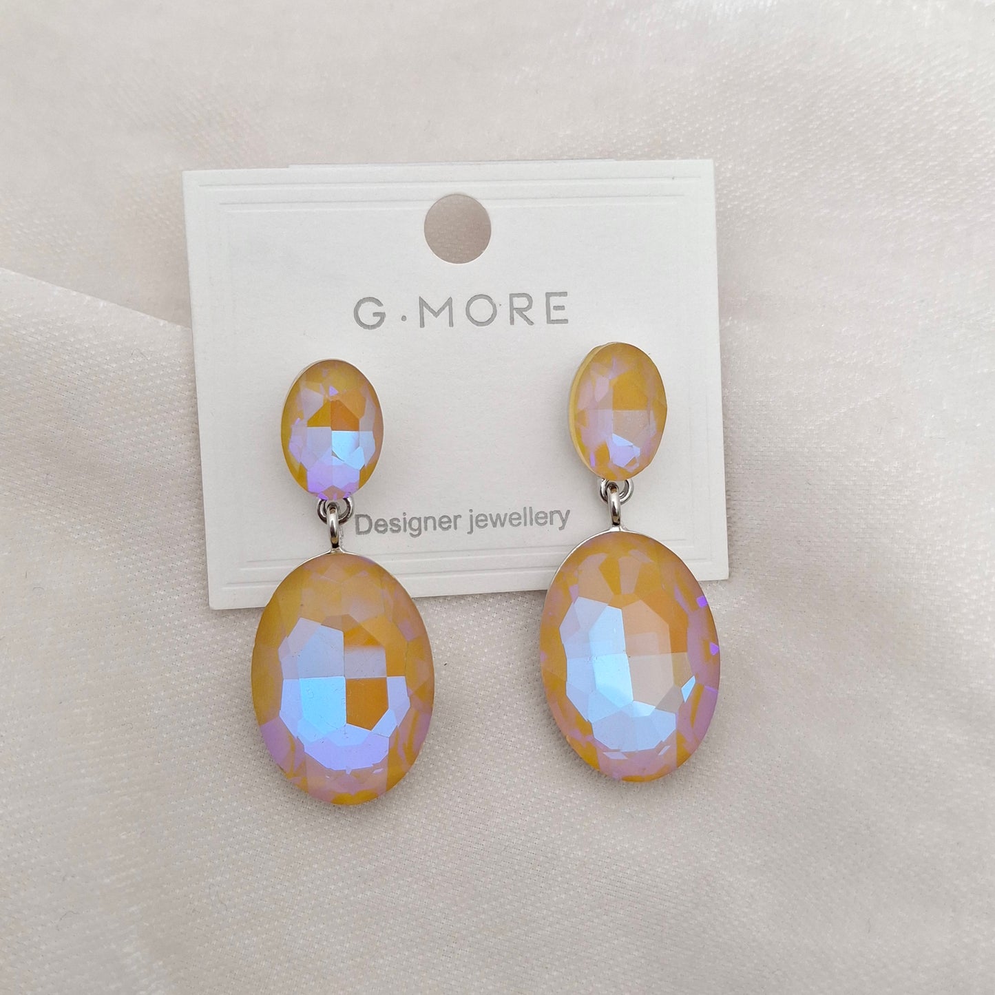 (Pack of 5) Crystal Drop Earrings