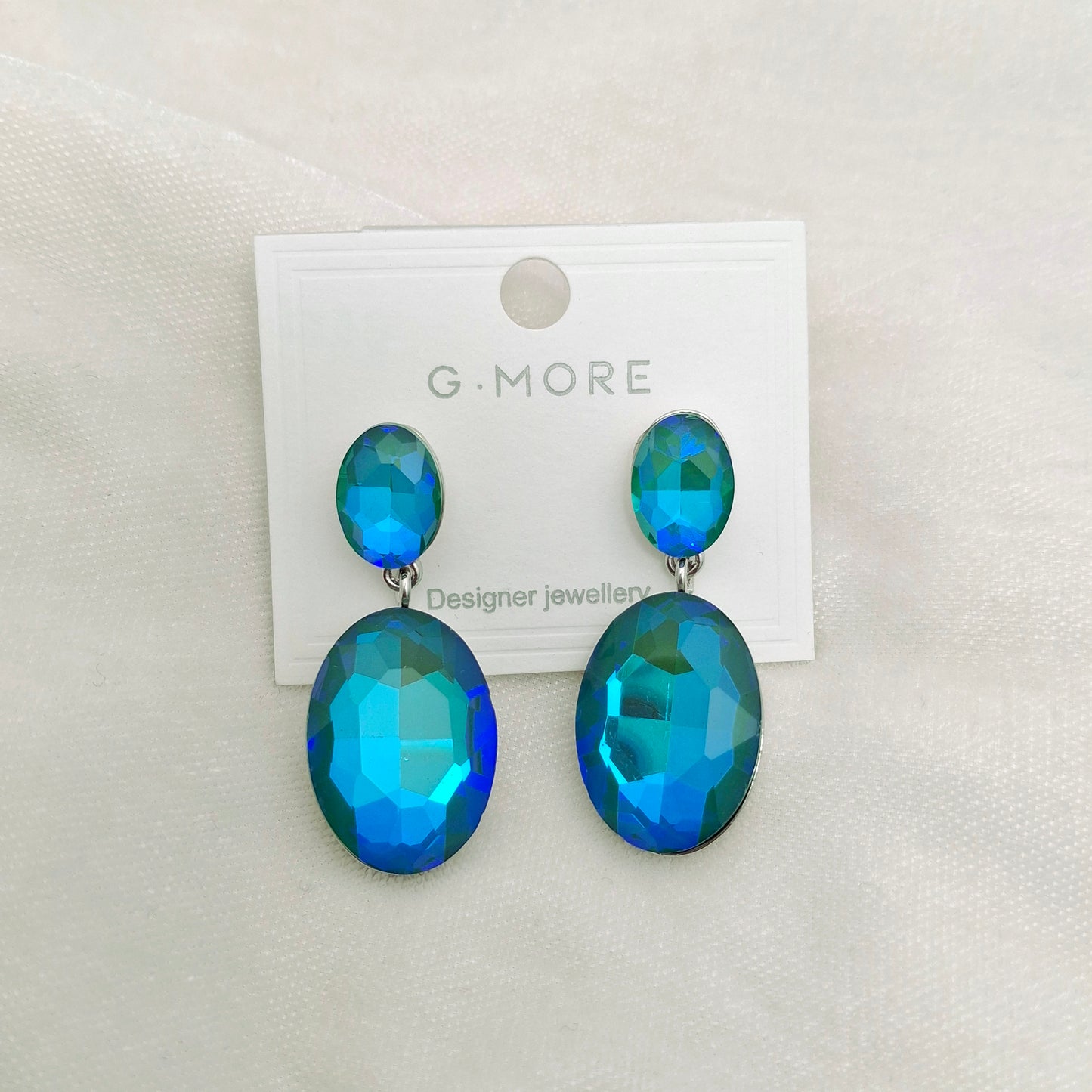 (Pack of 5) Crystal Drop Earrings