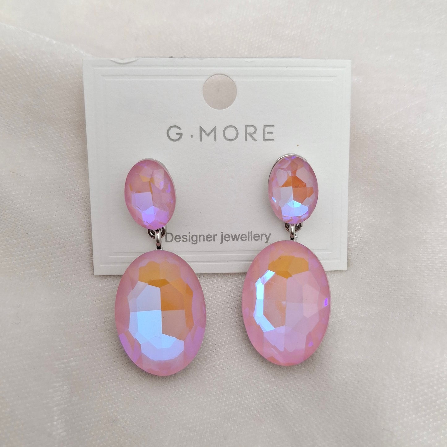 (Pack of 5) Crystal Drop Earrings