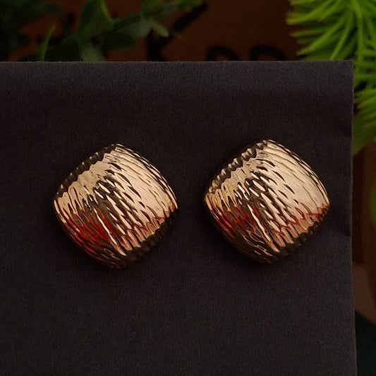 Anti - Tarnish Blob Stud Earrings - Kaanke