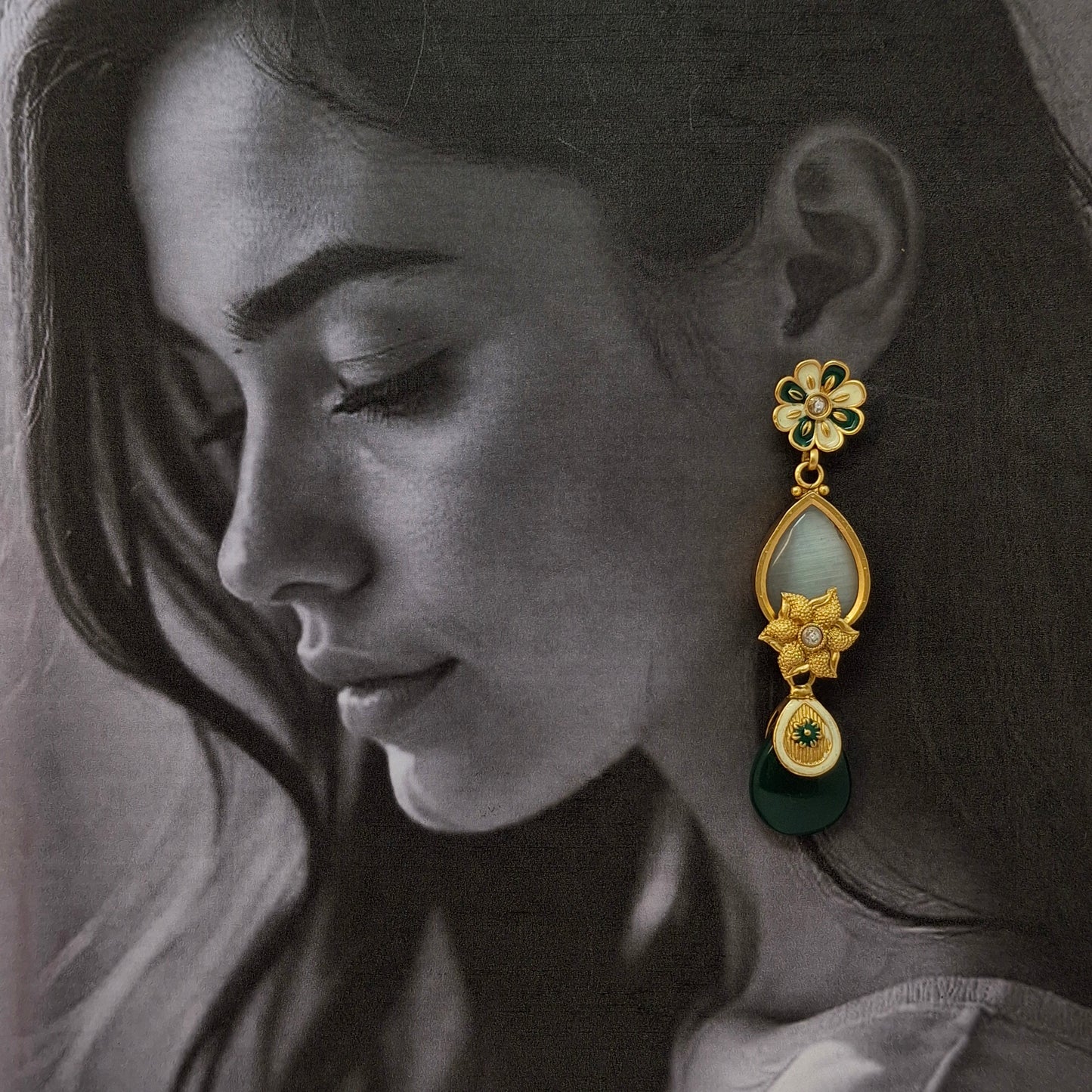 Blossom Drop Earrings - Kaanke