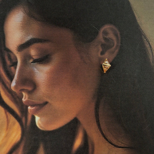 Champion Sparkle Stud Earrings - Kaanke