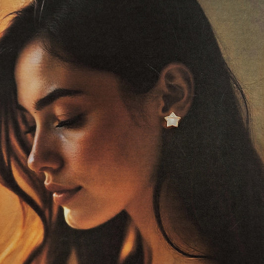 Dazzling Star Stud Earrings - Kaanke