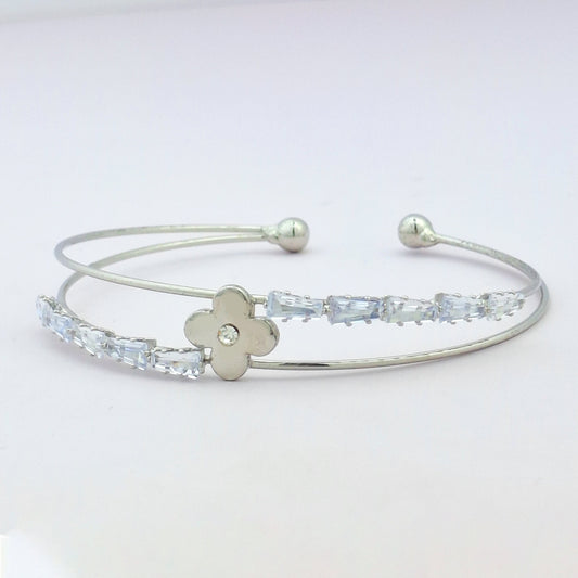 Floral Sparkle Open Kada - Kaanke