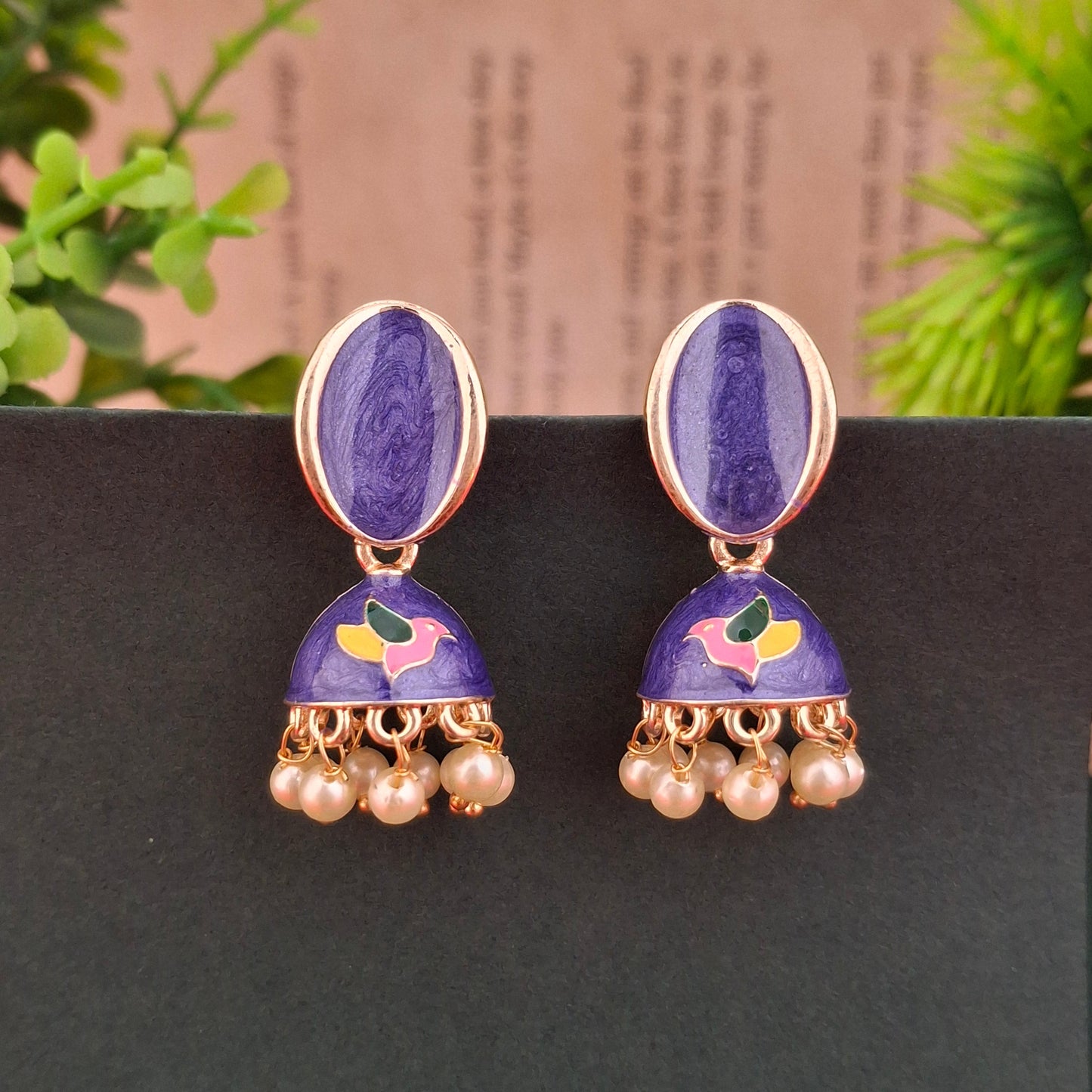 Graceful Charm Jhumka Earrings - Kaanke