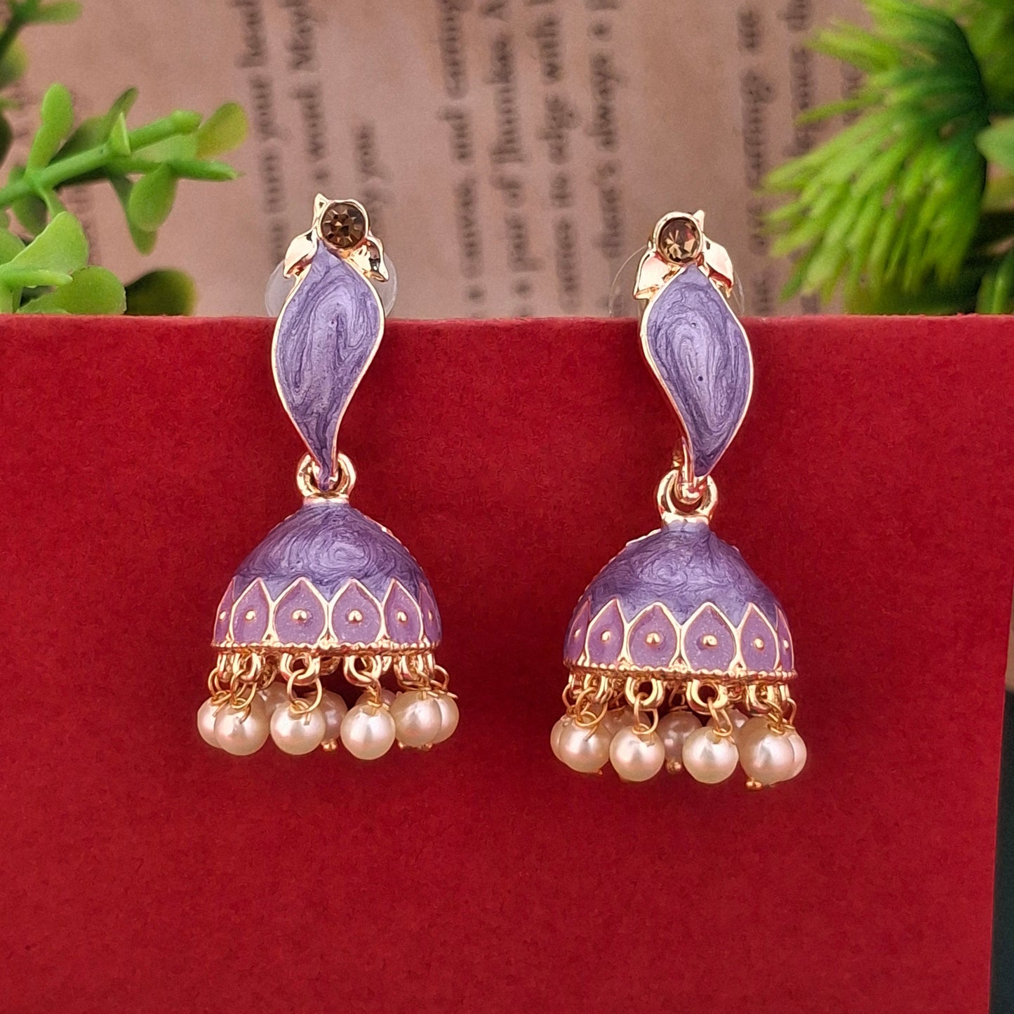 Heritage Bloom Jhumka Earrings - Kaanke
