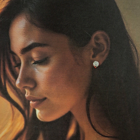 HipHop Shiny Stud Earrings - Kaanke