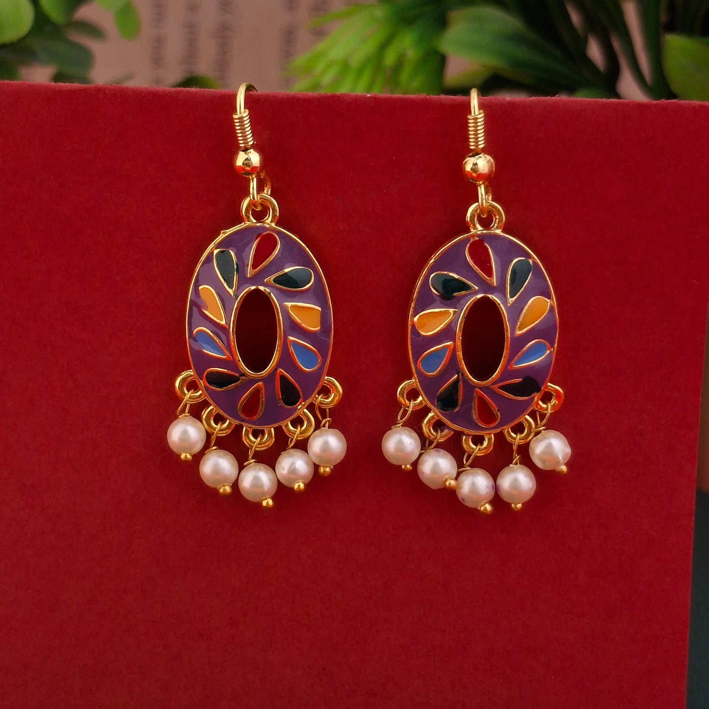 Ornate Elegance Jhumka Earrings - Kaanke