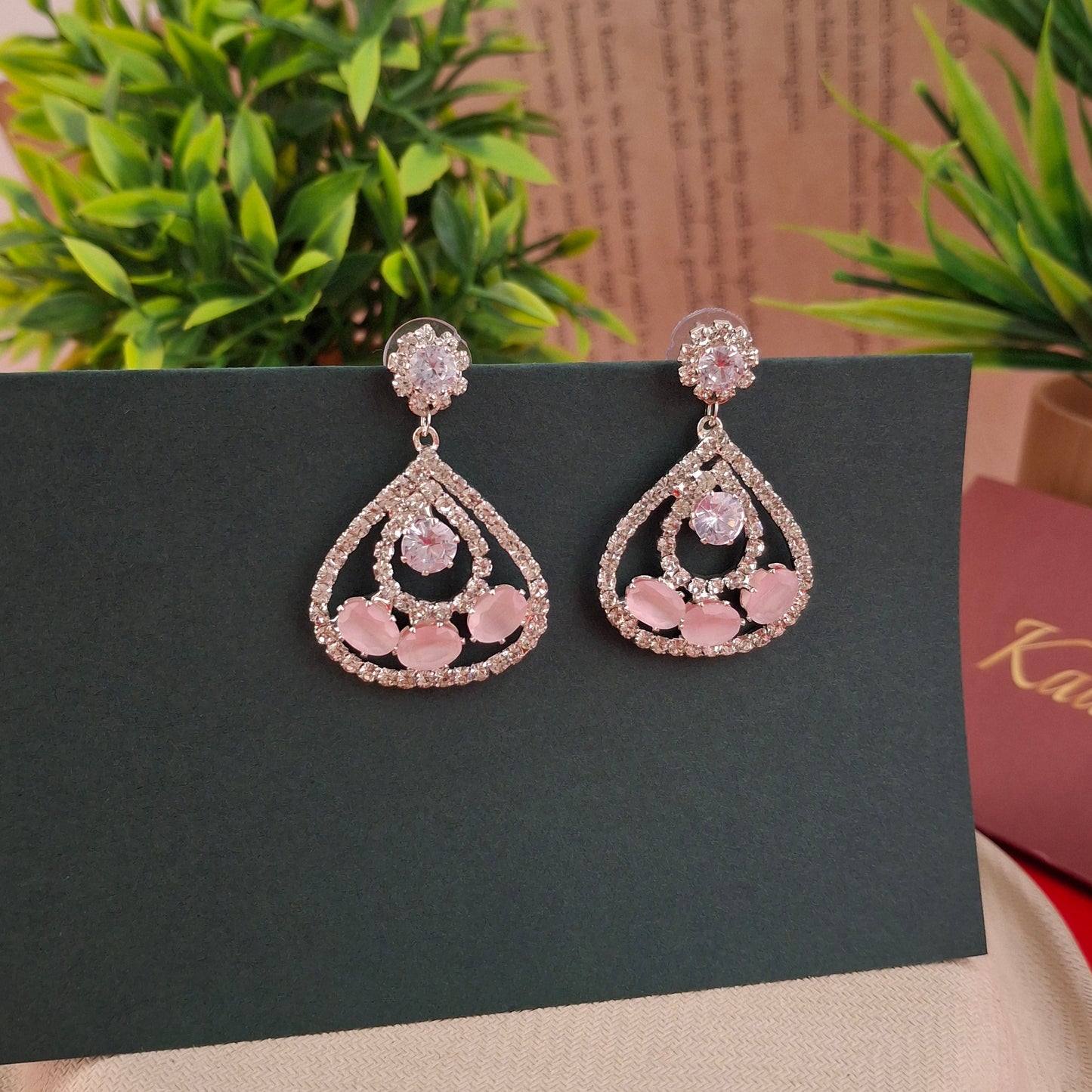 Radiant Teardrop Earrings - Kaanke