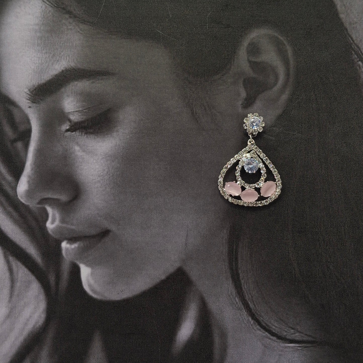 Radiant Teardrop Earrings - Kaanke