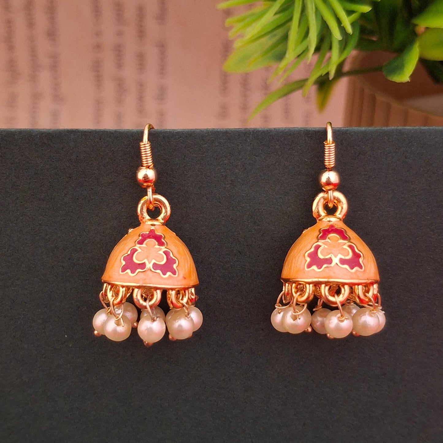 Royal Meenakari Danglers - Kaanke