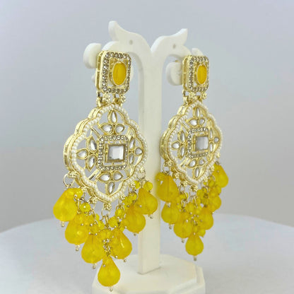 (Pack of 11) Colorful Chandbali Earrings – Traditional Designer Piece