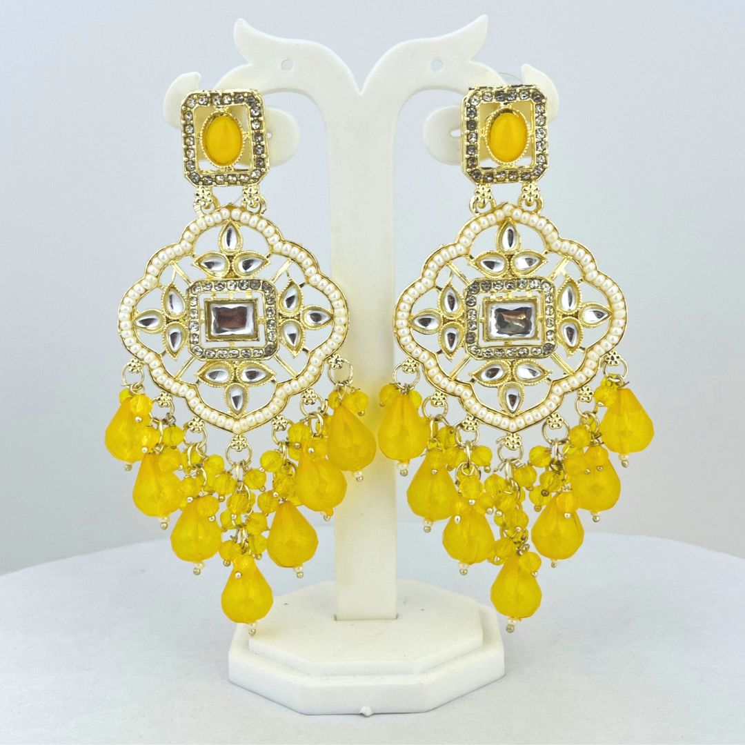 (Pack of 11) Colorful Chandbali Earrings – Traditional Designer Piece