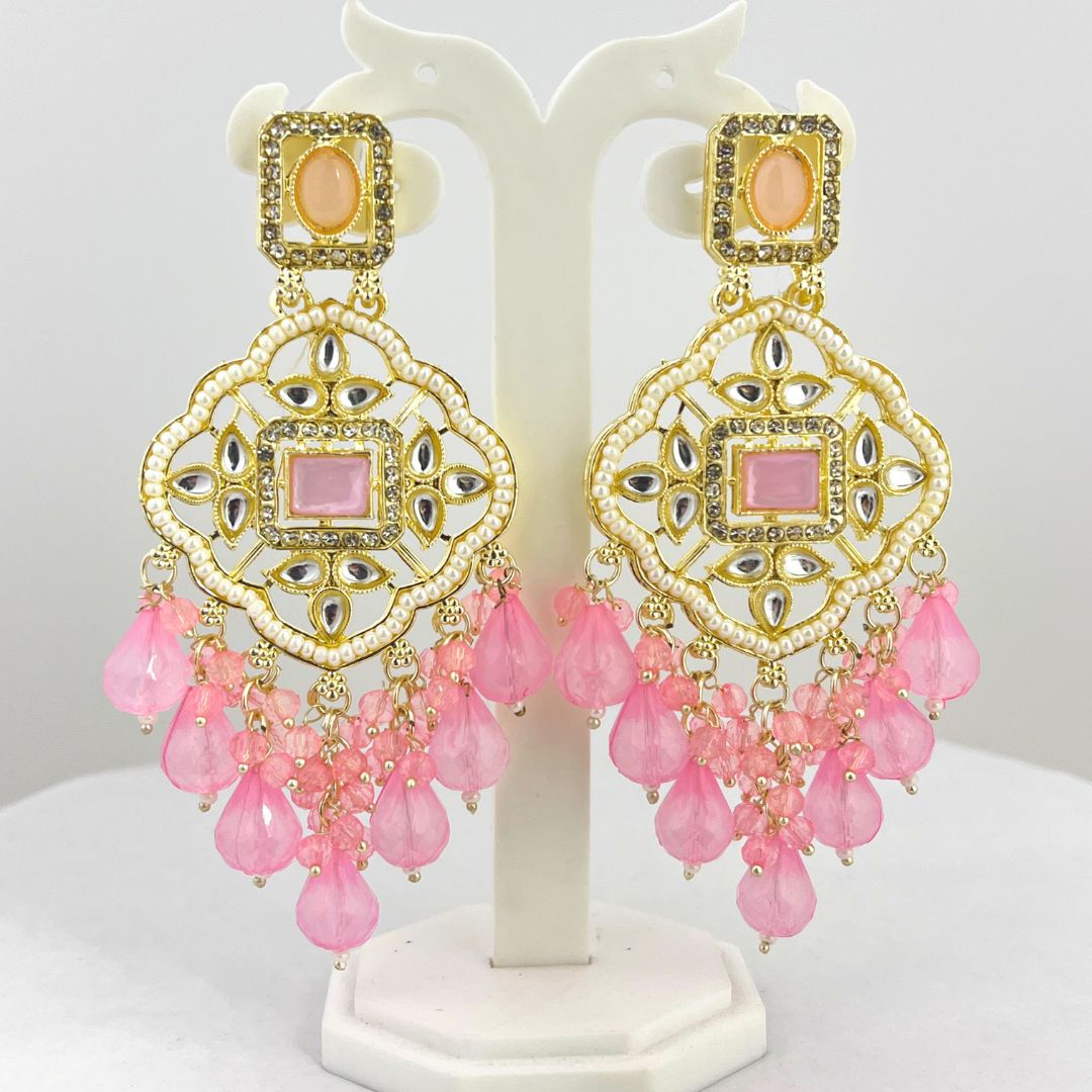 (Pack of 11) Colorful Chandbali Earrings – Traditional Designer Piece