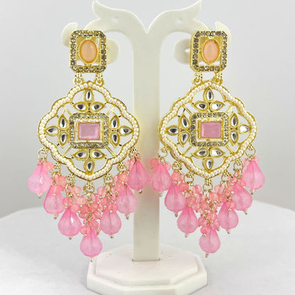 (Pack of 11) Colorful Chandbali Earrings – Traditional Designer Piece