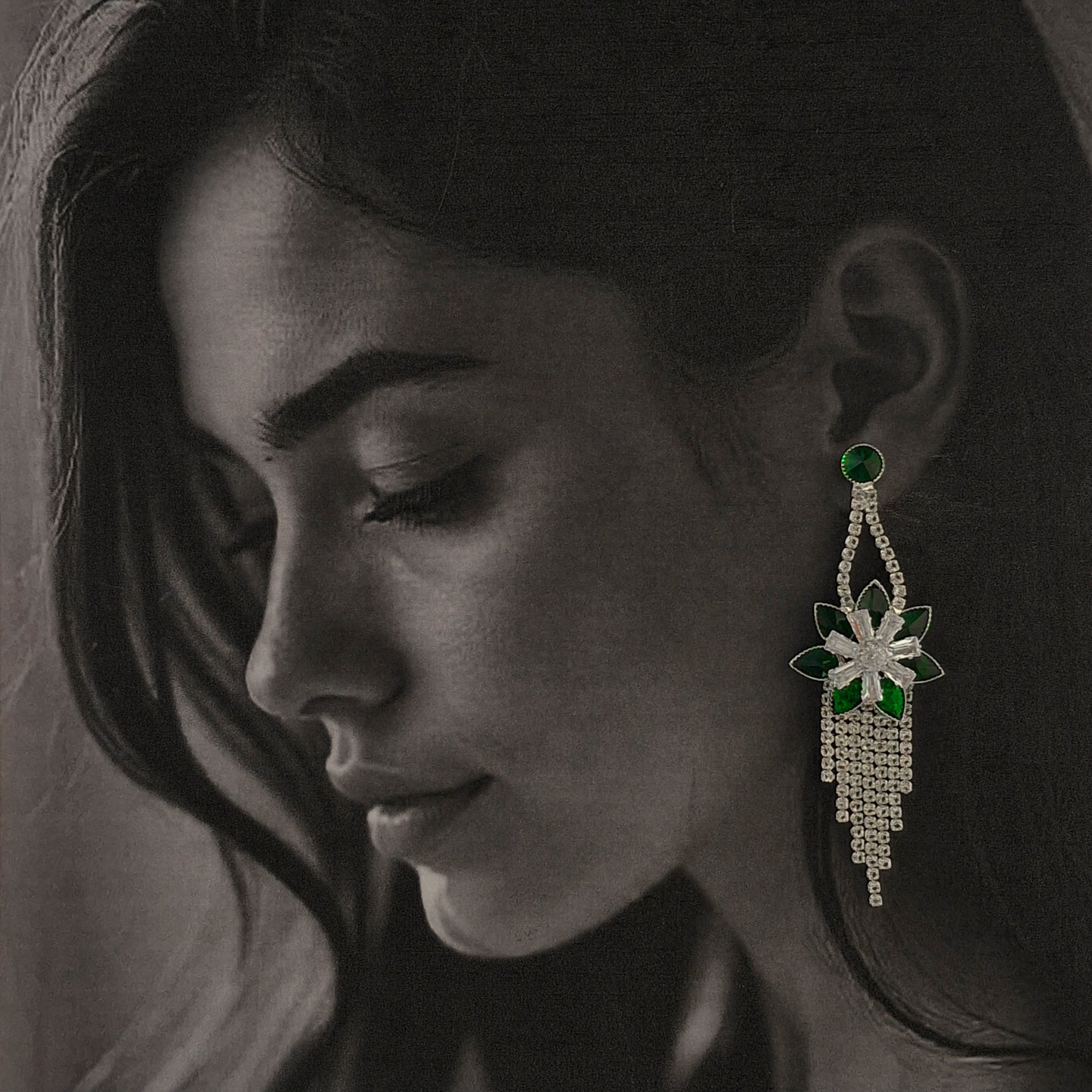 Floral Dangle Earrings