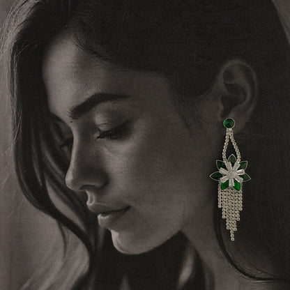 Floral Dangle Earrings