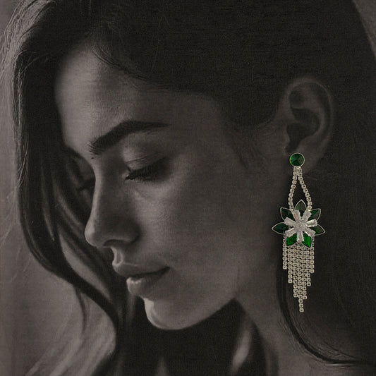 Floral Dangle Earrings